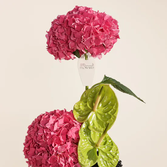 Elegant Hydrangea Vase