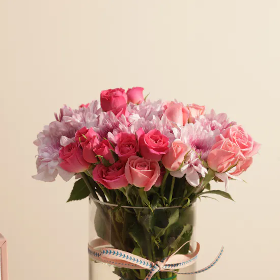Baby Crown Gold Bracelet | Flowers Vase