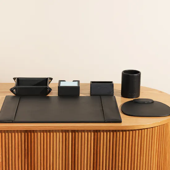 Campo Marzio Desk Set in Black | Orchids