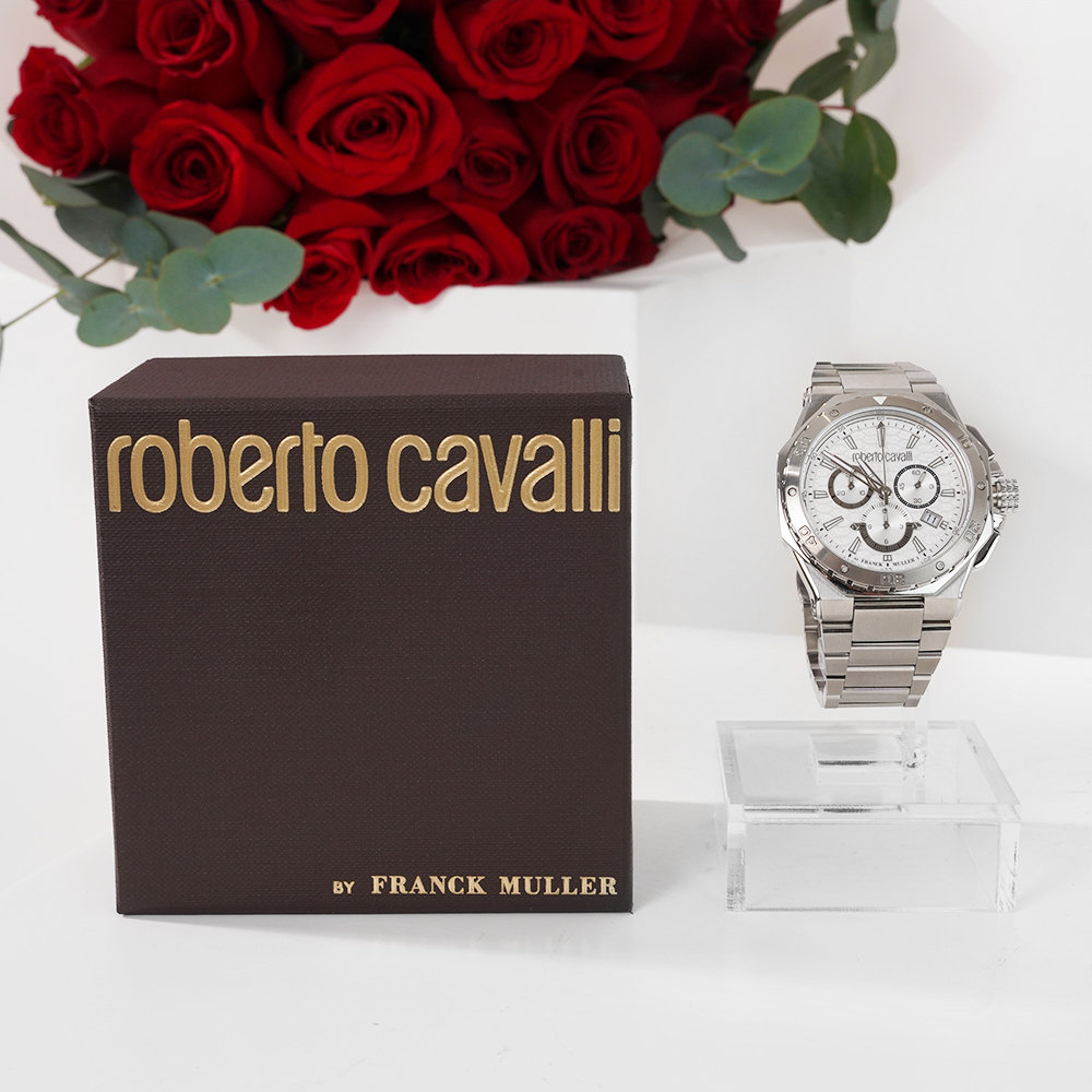 Roberto Cavalli By Franck Muller Men's Watch | 12 Roses of passion