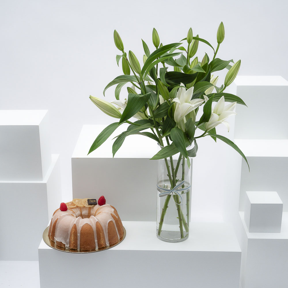 باوند كيك ليمون من سكر دي ندى | ليليوم أبيض