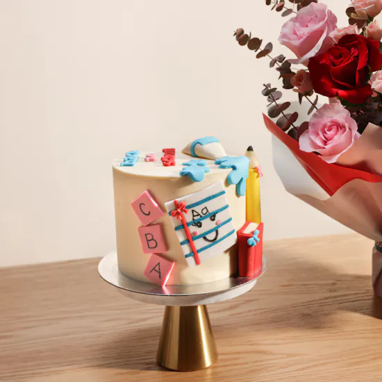Floward Back to School Cake | Radiant Flowers