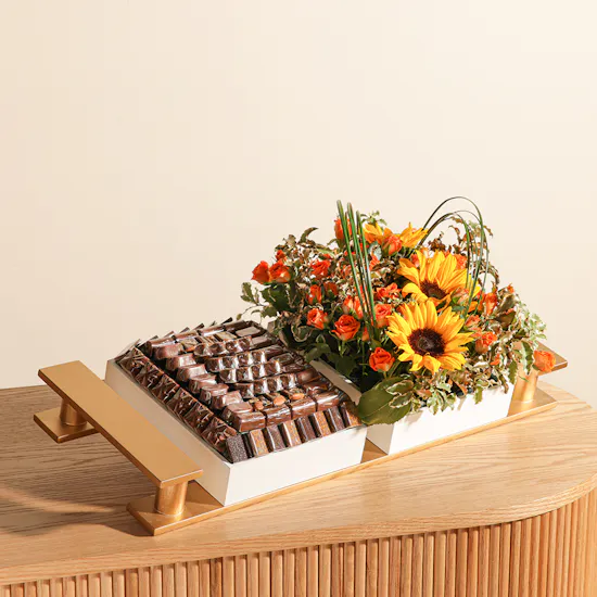 Opera Chocolate Tray | Sunny Flowers