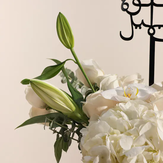Apple iPhone 17 Pro Silver 256GB | Joyful White Birthday Flower Vase