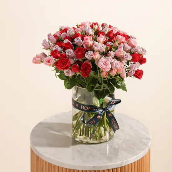 Radiant Petal Symphony Vase