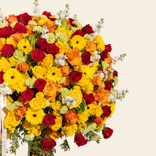 The Golden Majesty Colossal Flower Vase