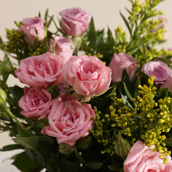 Blush Narrative Flowers Vase