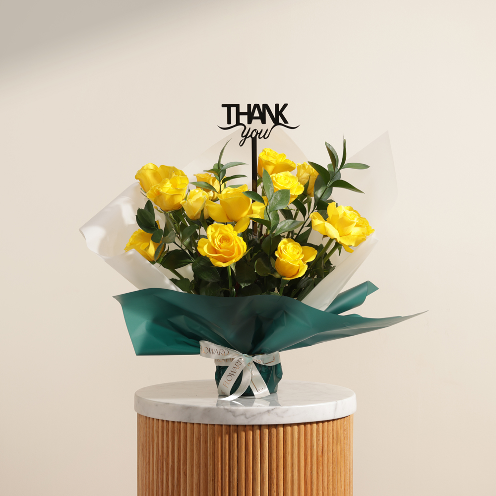 باقة جوري الامتنان