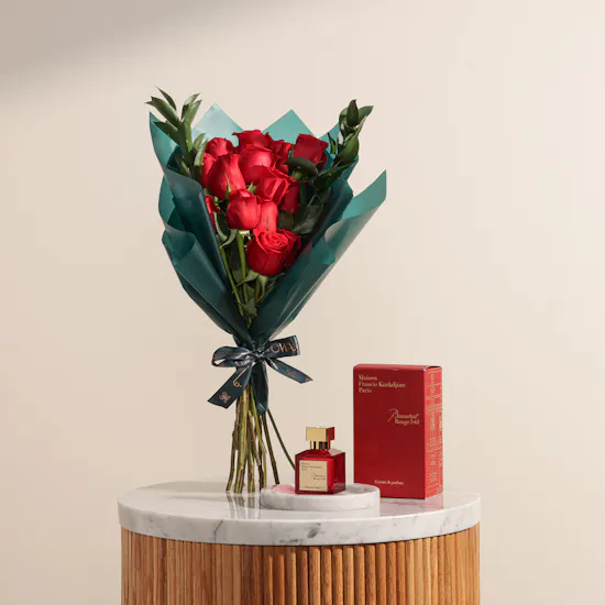 عطر باكارات روج اكسترايت دي برفوم للجنسين من ميزون فرانسيس كوركدجيان | زهور الحب