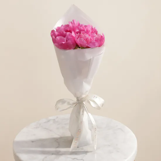 A Little Joy in Fuchsia Peonies