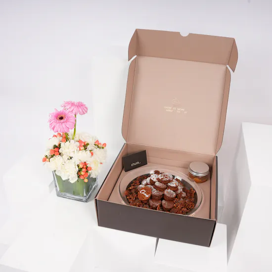 Chunk Caramel Date Pudding | Spring Vase