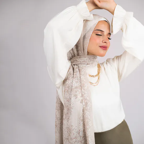 Emma French Lace Scarf