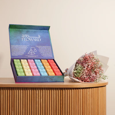 Feel Good Tea Enigma Box | Flower Bouquet Feel Good Tea Enigma Box | Flower Bouquet