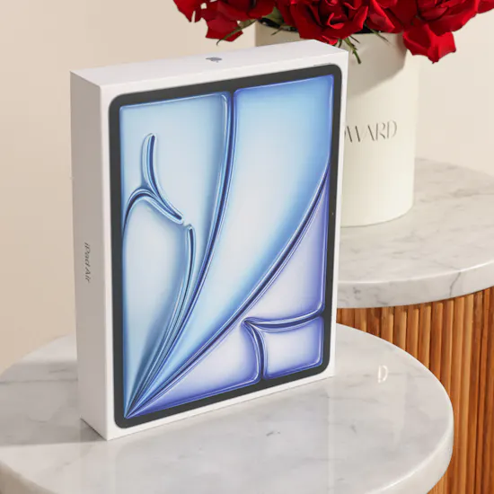 Apple Blue 13-inch iPad Air M3 Chip Wi-Fi 256GB | Charming Flowers