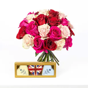 Charbonnel et Walker Mini Heart Trio Gift Set | 25 Mixed Rose