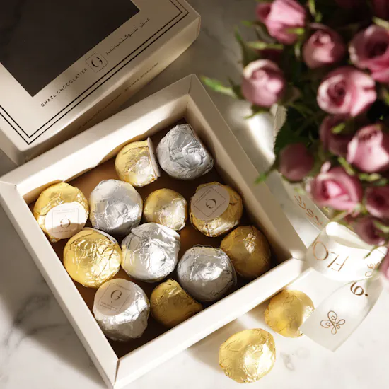 Ghazl Chocolatier Ramadan Chocolate Truffle Box | Spirit of Sharing Flowers
