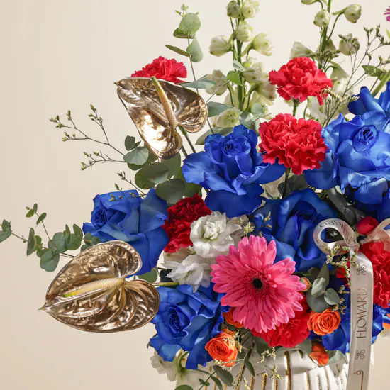 Celebration Bloom Flowers Vase