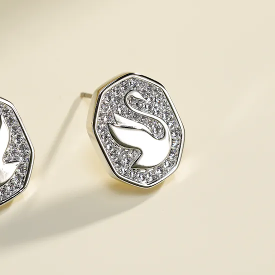 Swarovski Signum Crystal Pierced Earrings