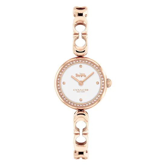 Coach Women's Gracie Bangle Watch | Pink Blooms