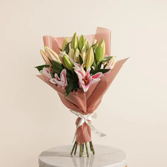 Endless Pink Lily Bouquet