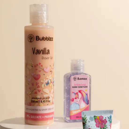 Bubblzz Women For Women Gift Set | Patchi Chocolate and Flowers