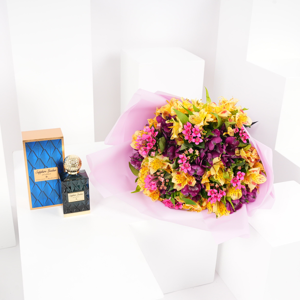 عطر سفاير ليذر من ابراهيم القراشي | الزهور