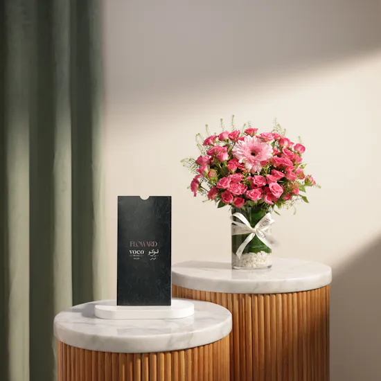 Voco Spa Gift Voucher for Men | Gentle Flowers Vase