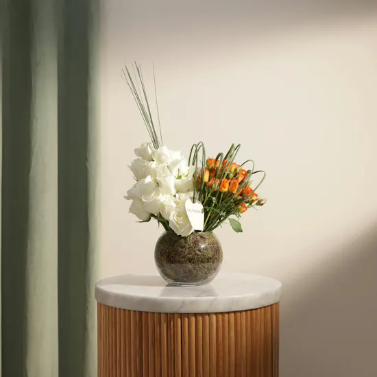 Sunset Harmony Flower Vase