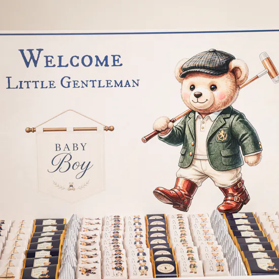 Le Chocolatier Dubai Personalized Little Gentleman Chocolate Tray