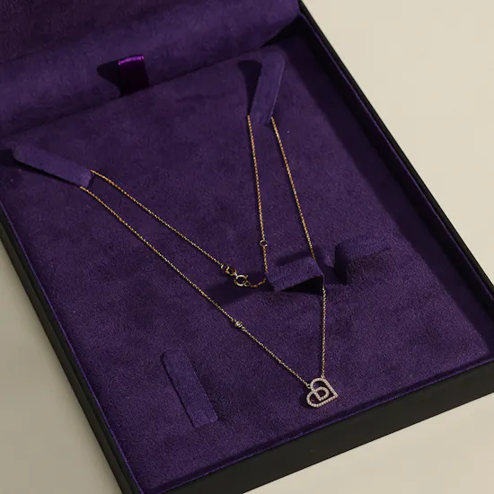 Damas Love By Damas Yellow Gold Diamond Necklace
