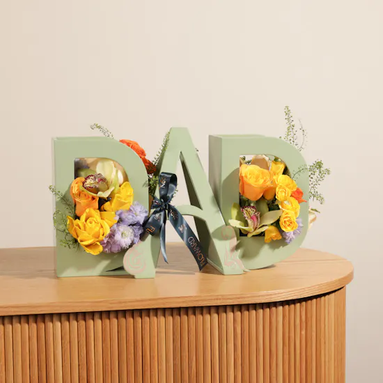 DaD's Love Flowers Vase