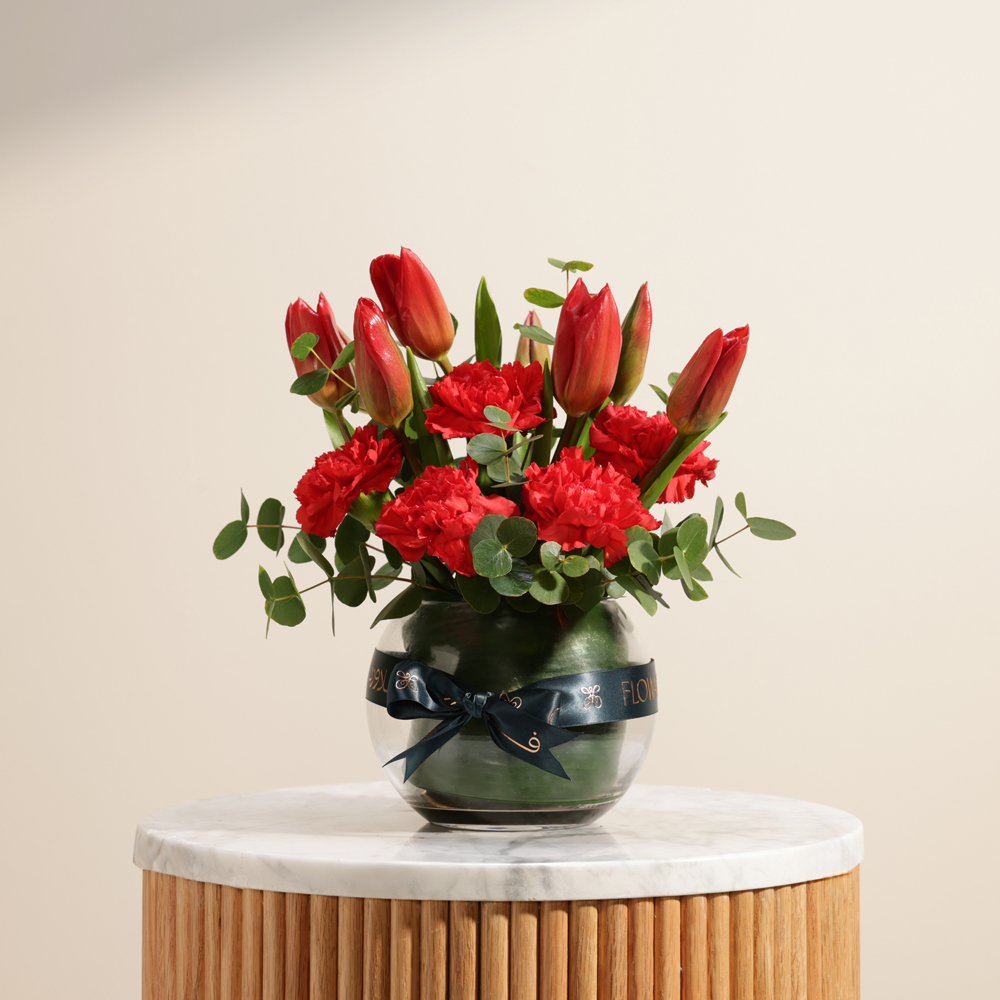 مزهرية زهور سحر الندي