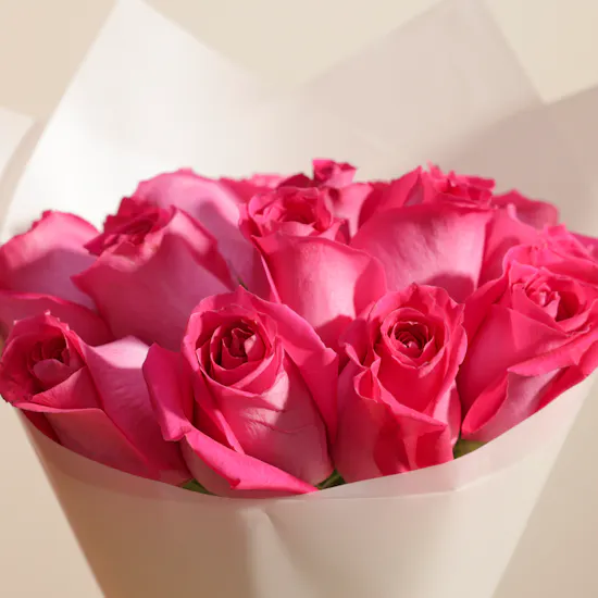 Fuchsia Grace Rose Bouquet