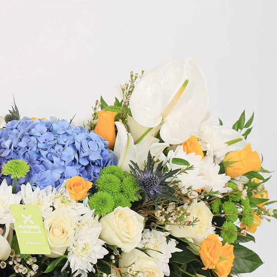 Flowery Glowing Centerpiece