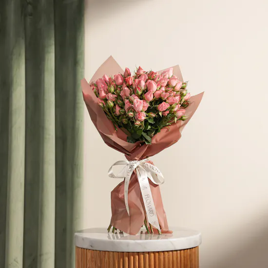 Delicate Baby Roses Bouquet | 25 Flowers