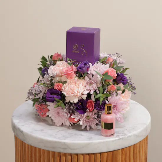 Al Kandar Pomegranate Musk | Purple Flowers