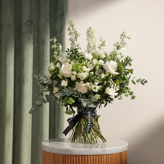 Classic White Delphinium Bouquet
