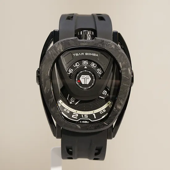 Tsar Bomba Reactor Automatic Black Carbon Fiber Men's Watch