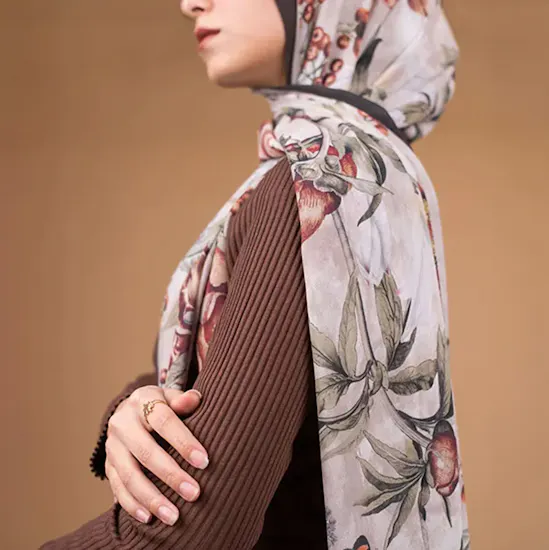 Emma Zeina Scarf | Chrysanthemum Love
