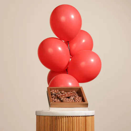 Ghazl Chocolatier I Love You Chocolate Box | 6 Balloons