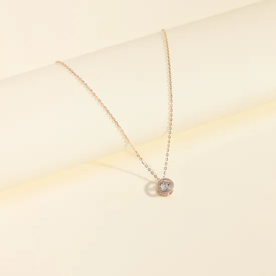 Kooheji Jewellery Omnia Diamond Rose Gold Necklace