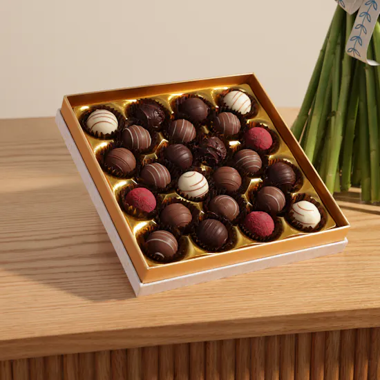 Bateel Alaska Truffles Box | Alstroemeria