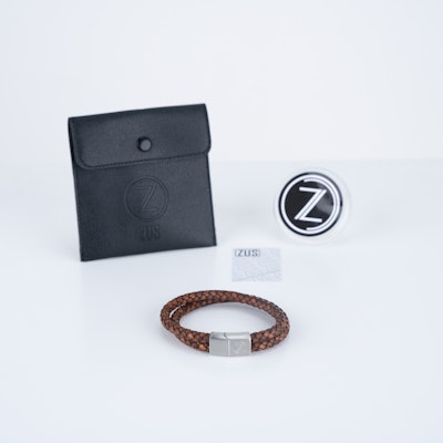 Zus Double Vintage Brown Leather Bracelet