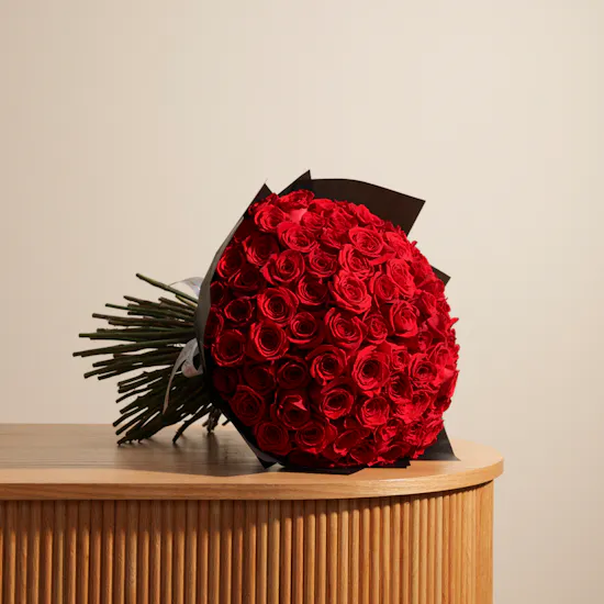 Stunning Red | 100 Rose Bouquet