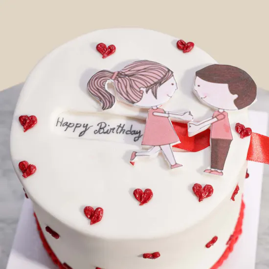 Floward Surprise Message Birthday Cake