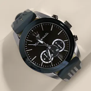 Maserati Traguardo Navy Blue Men's Watch