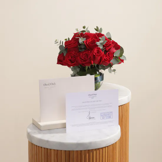 One&Only Spa Valentine's Escape for Two Voucher | Lovely Red Roses
