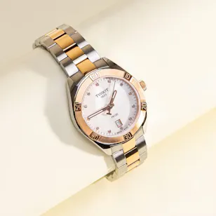Tissot Silver and Gold Women’s Watch Tissot Silver and Gold Women’s Watch