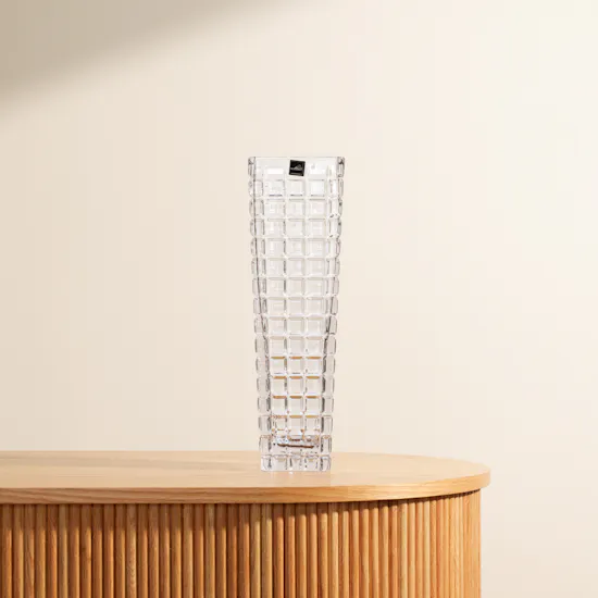 Rogaska Atrium Square Crystal Vase