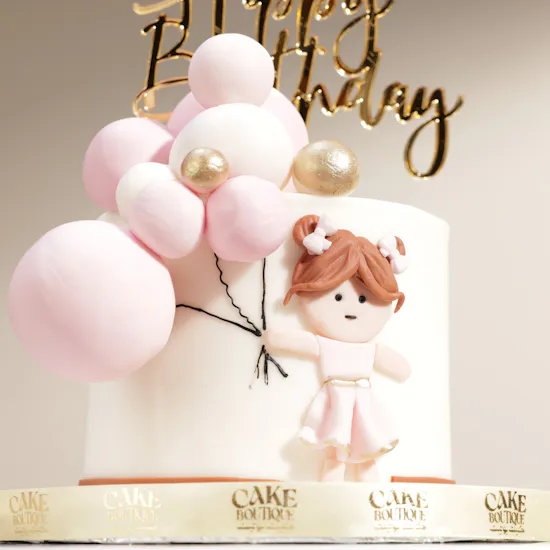 Cake Boutique Girl Birthday Cake